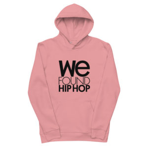 Unisex essential eco hoodie (Black Logo)