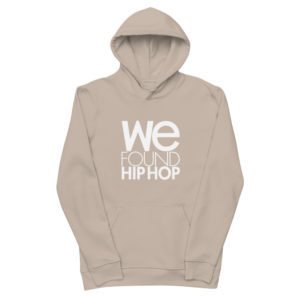 Unisex essential eco hoodie (White Logo)