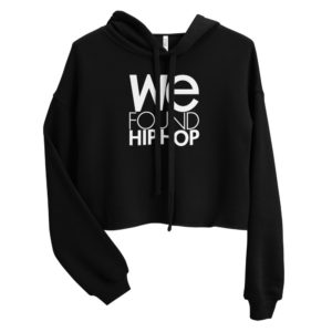 Crop Hoodie (White Logo)