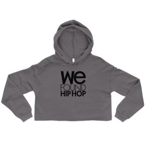 Crop Hoodie (Black Logo)