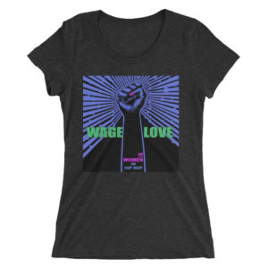 Ladies' short sleeve Wage Love t-shirt